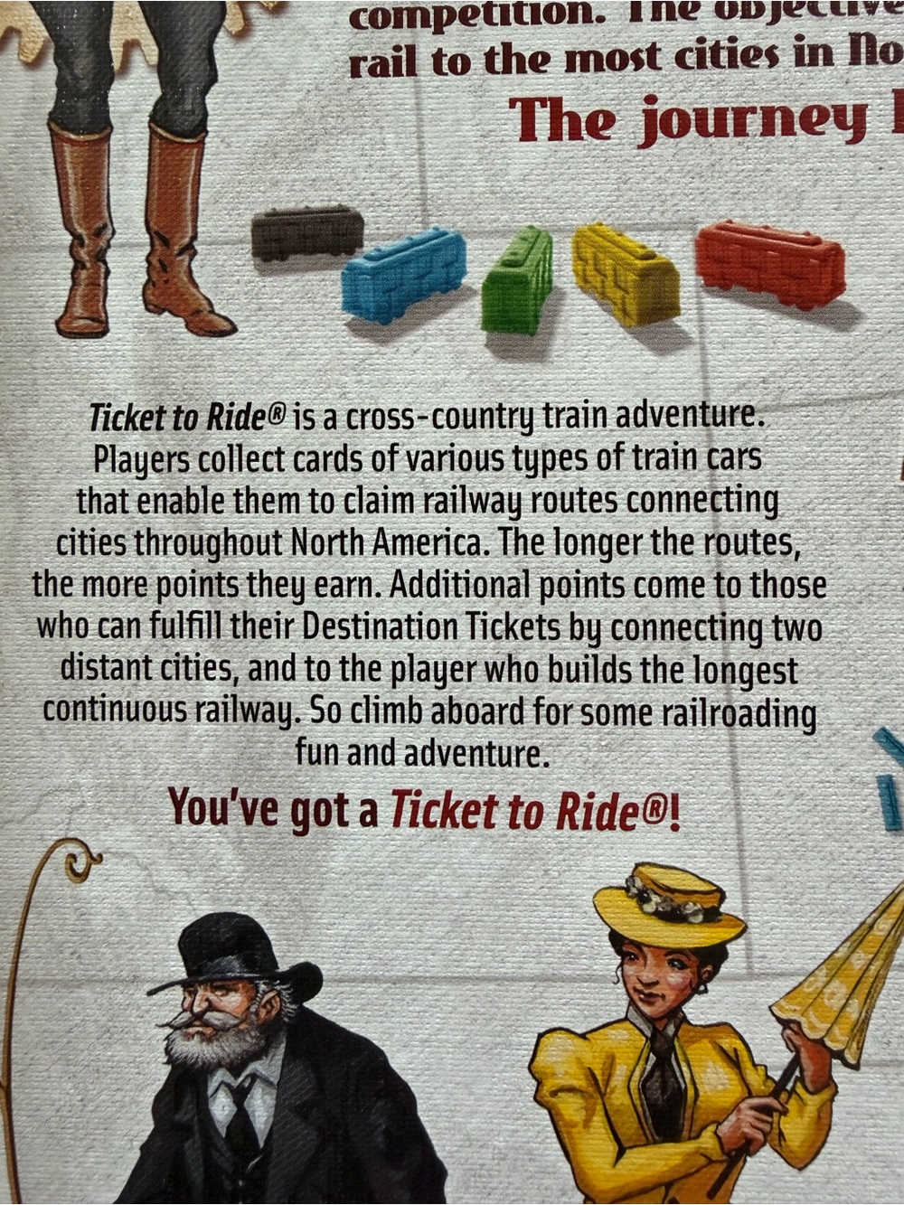 Ticket to Ride board game Alan R Moon Days of Wonder LOOKS NEW - 100% COMPLETE - Picture 6 of 6